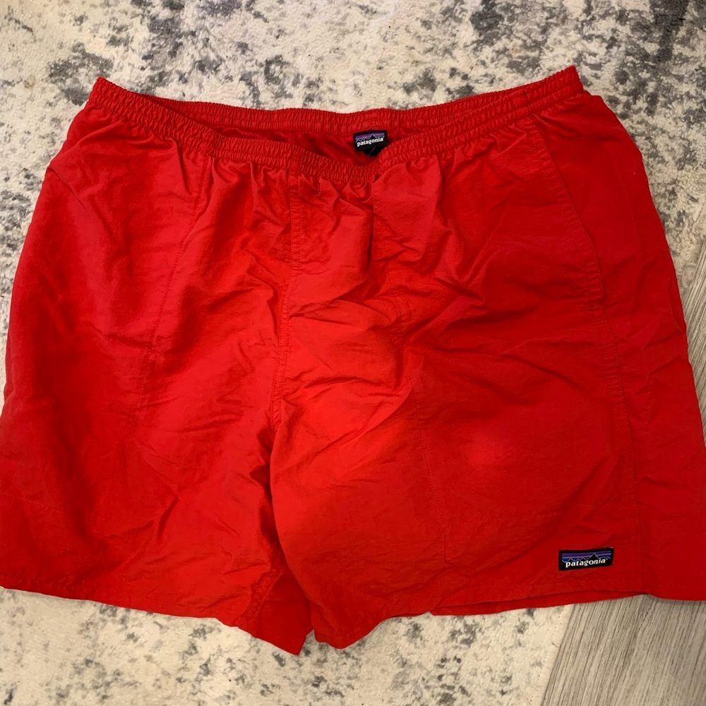 Patagonia men swim shorts XL red